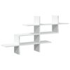 vidaXL &Eacute;tag&egrave;re murale blanc 124,5x18x60,5 cm bois d'ing&eacute;nierie