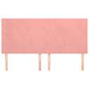 vidaXL T&ecirc;te de lit Rose 160x5x118/128 cm Velours