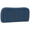 vidaXL Coussin de t&ecirc;te de lit Hvar bleu 80 cm tissu