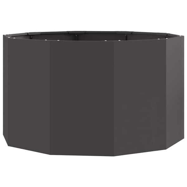 vidaXL Jardini&egrave;re Noir 90 x 90 x 50 cm Acier