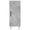 vidaXL Buffet haut Gris b&eacute;ton 34,5x34x180 cm Bois d'ing&eacute;nierie