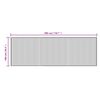 vidaXL Tapis rectangulaire marron 100x300 cm bambou