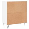 vidaXL Buffet Blanc 60x35x70 cm Bois d'ing&eacute;nierie