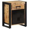 vidaXL Table de chevet 40x30x50 cm bois massif de manguier brut