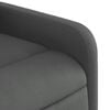 vidaXL Fauteuil inclinable &eacute;lectrique gris fonc&eacute; tissu