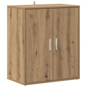 vidaXL Armoire &agrave; chaussures ch&ecirc;ne artisanal bois d'ing&eacute;nierie