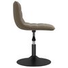 vidaXL Chaise pivotante de salle &agrave; manger Gris clair Velours
