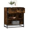 vidaXL Buffet ch&ecirc;ne fum&eacute; 68x35x76 cm bois d'ing&eacute;nierie