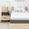 vidaXL Surmatelas Blanc 70 x 200 cm Tissu Jacquard