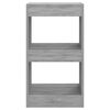 vidaXL Biblioth&egrave;que/S&eacute;parateur de pi&egrave;ce Sonoma gris 40x30x72 cm