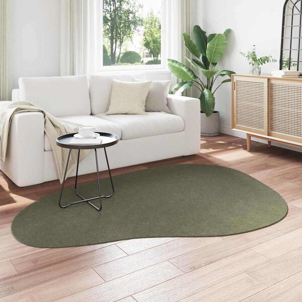 vidaXL Tapis de surface HUARTE Vert for&ecirc;t 140 x 200 cm Polyester