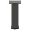 vidaXL Pieds de table basse 4 pi&egrave;ces Anthracite 42-44 cm Acier