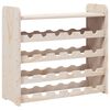 vidaXL Casier &agrave; vin et panneau sup&eacute;rieur 67,5x25x60 cm bois pin massif