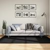 vidaXL Tapis OVIEDO &agrave; poils courts noir 140x200 cm