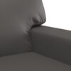vidaXL Fauteuil Gris 60 cm Similicuir