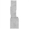 vidaXL Ensemble de meubles de salle de bain 3 pcs gris b&eacute;ton