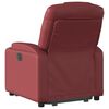vidaXL Fauteuil inclinable Rouge bordeaux Similicuir