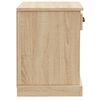 vidaXL Table de chevet ch&ecirc;ne sonoma 43x36x50 cm