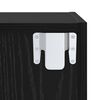 vidaXL Ensemble de meubles TV 2 pcs Ch&ecirc;ne noir Bois d'ing&eacute;nierie