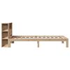vidaXL Lit biblioth&egrave;que sans matelas 90x200 cm bois de pin massif