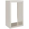 VidaXL &Eacute;tag&egrave;re &agrave; bois 60x40x100 cm acier r&eacute;sistant aux intemp&eacute;ries