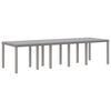 vidaXL Ensemble de salle à manger pour jardin 13 pcs Gris clair