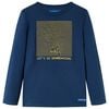T-shirt enfants manches longues bleu marine 92