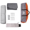 vidaXL Tente Instantan&eacute;e ALTA Gris et orange 458 x 458 x 230 cm Acier