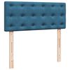 vidaXL Sommier &agrave; lattes de lit et matelas bleu 120x190 cm velours