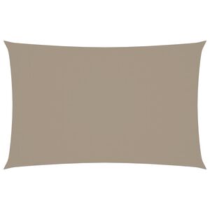 vidaXL Voile de parasol tissu oxford rectangulaire 2x4,5 m taupe
