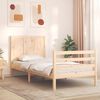 vidaXL Cadre de lit sans matelas 100x200 cm bois massif