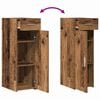 vidaXL Buffet avec tiroir Bois ancien 30 x 42,5 x 93 cm