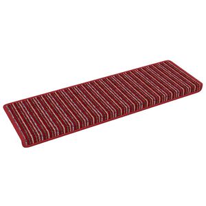 vidaXL Tapis d'escalier auto-adh&eacute;sifs 15 pc 65 x 21 x 4 cm Non-Slip