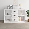 vidaXL Buffet blanc 104,5x35,5x67,5 cm bois d'ing&eacute;nierie
