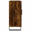 vidaXL Buffet ch&ecirc;ne fum&eacute; 90x34x80 cm bois d'ing&eacute;nierie