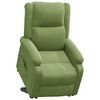 vidaXL Fauteuil vert clair velours