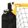 vidaXL Filet de badminton r&eacute;glable 400x103x94-158 cm M&eacute;tal