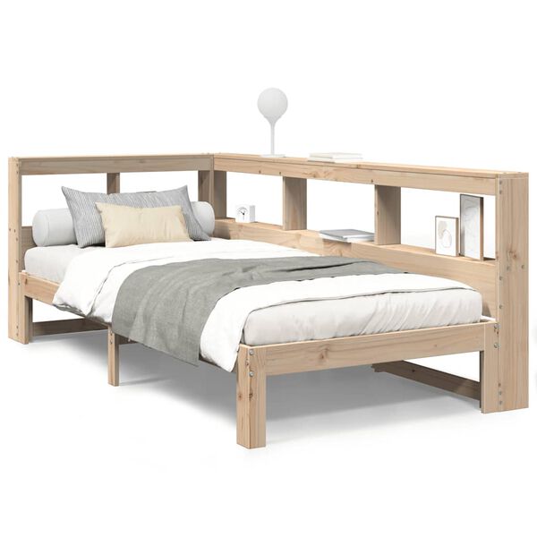 vidaXL Lit biblioth&egrave;que sans matelas 100x200 cm bois massif de pin