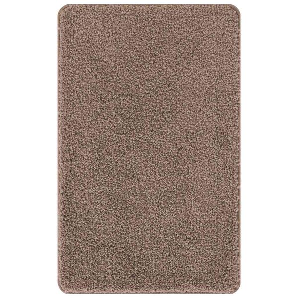 vidaXL Tapis de bain antidérapant Marron 60 x 90 cm PP