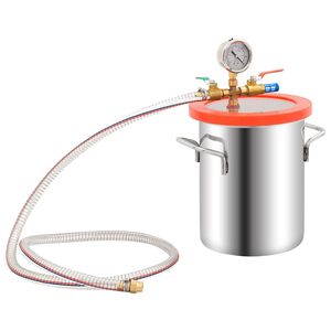 vidaXL Chambre &agrave; vide Inox 5,5 L