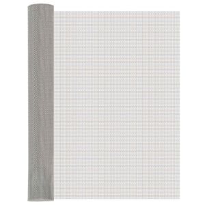 vidaXL &Eacute;cran en maille 80 x 500 cm 8 Mesh Acier Inoxydable 201 Argent&eacute;