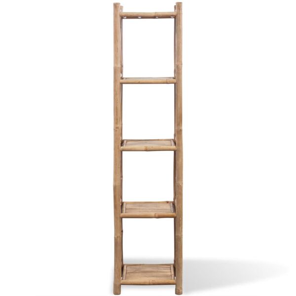 vidaXL &Eacute;tag&egrave;re &agrave; 5 niveaux carr&eacute; bambou