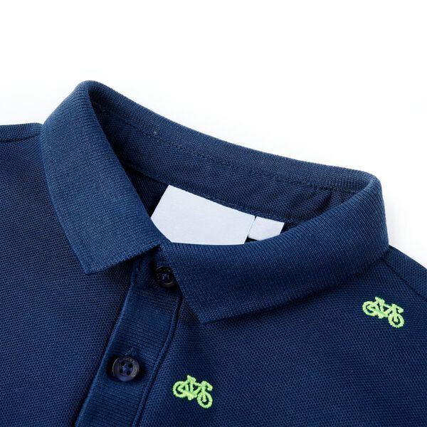 Polo pour enfants bleu marine 140