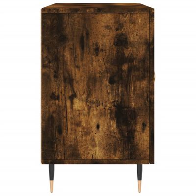 vidaXL Buffet chêne fumé 100x36x60 cm bois d'ingénierie