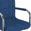 vidaXL Tabouret de bar Bleu Tissu