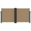 vidaXL Auvent lat&eacute;ral r&eacute;tractable taupe 120x600 cm