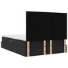 vidaXL Lit avec rangement et LED avec LED Noir 140 x 190 cm Velours