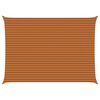 vidaXL Voile d'ombre Orange et marron 7 x 5 m 100 % polyester Oxford