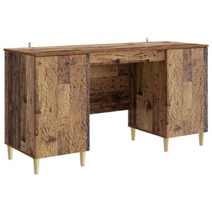 vidaXL Bureau Bois ancien Bois d'ing&eacute;nierie 142,5 x 50 x 75 cm