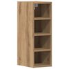 vidaXL Armoire suspendue Riga Ch&ecirc;ne artisanal 20x29,5x60 cm